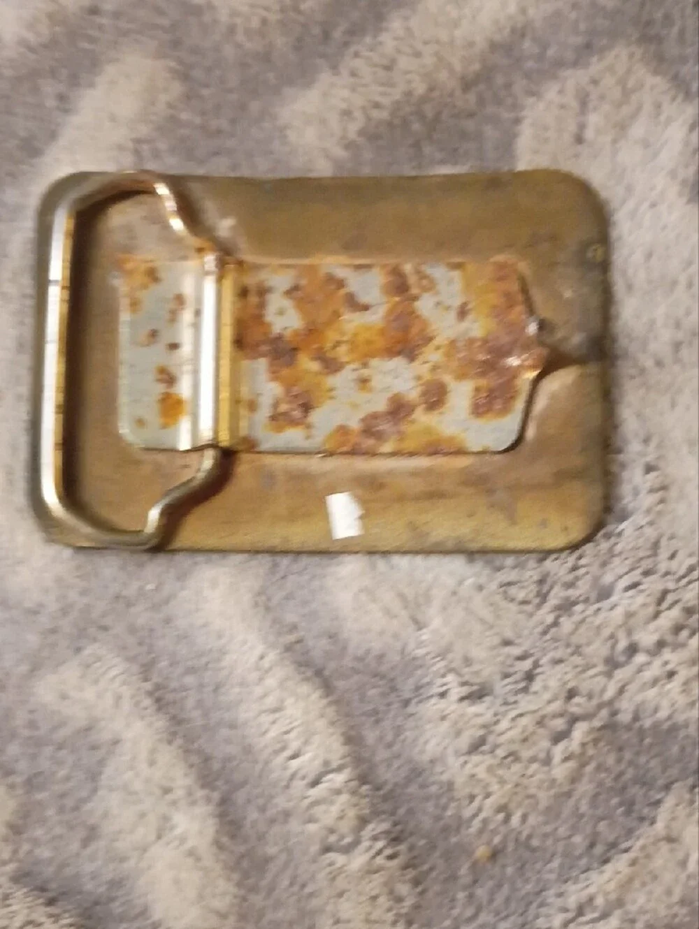 Imc Farm And Seed Logo Rindin High Brass Belt Buckle